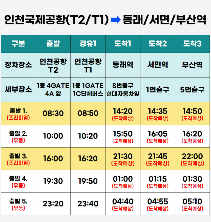 동부하나리무진 이미지