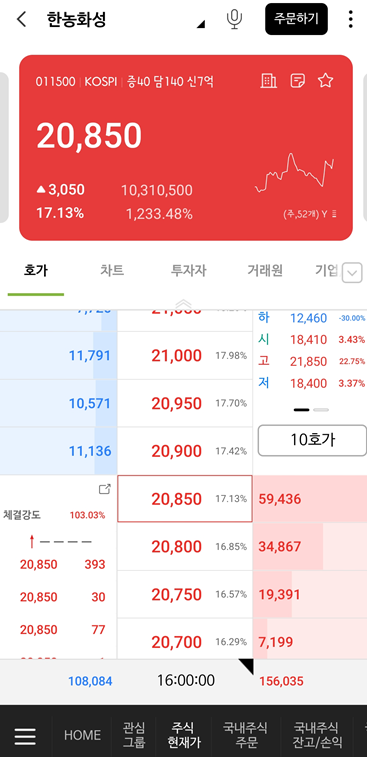 (주)한농화성 이미지
