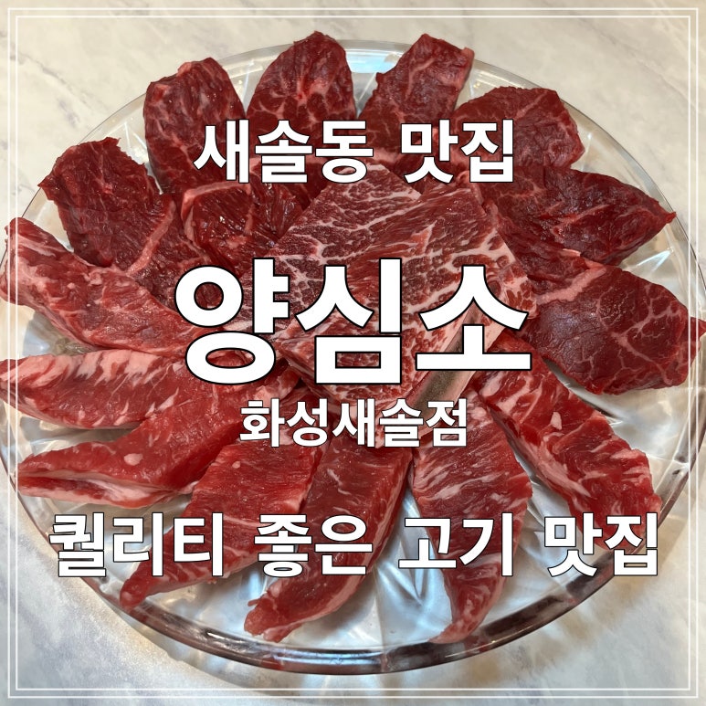 양심소 화성새솔점 이미지