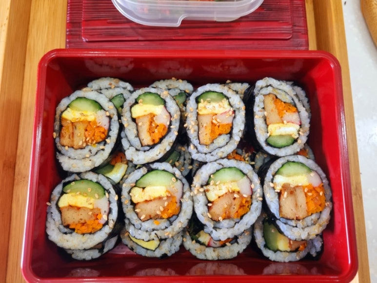 집김밥 이미지