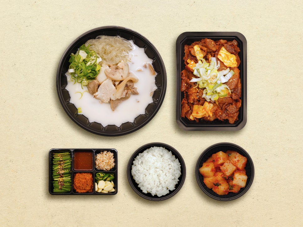 한끼 국밥 이미지
