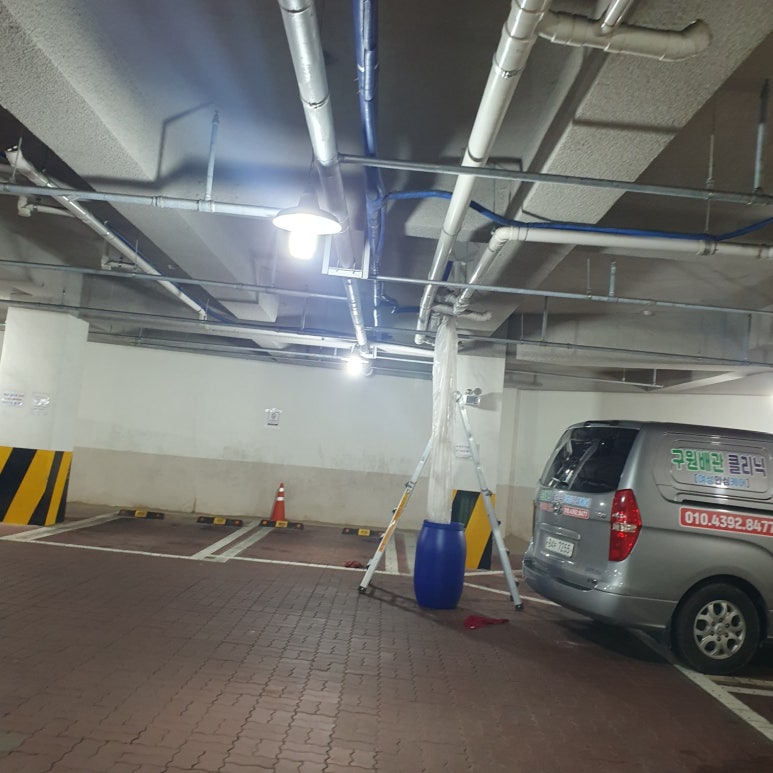 하수구씽크대변기막힘고압세척구원설비 이미지