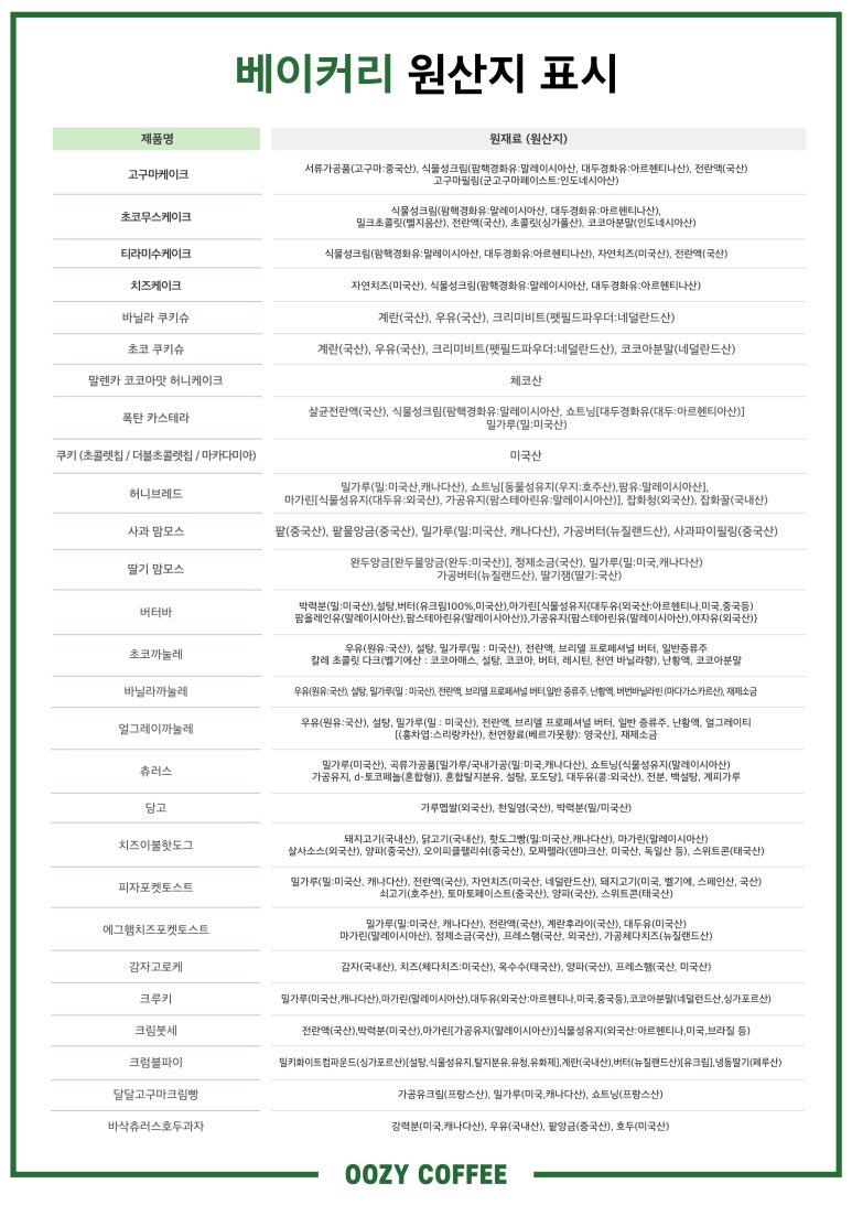 우지커피개봉현대점 이미지