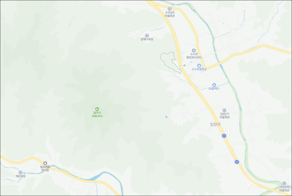 등산로 없는 산 이미지