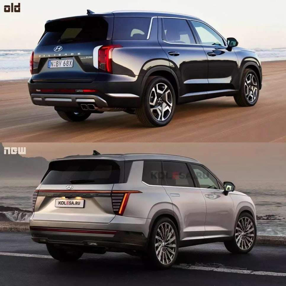 2026 현대 팰리세이드 풀체인지 하이브리드 도입예정 "각진 느낌의 준대형 SUV 디자인 공개 및 출시 일정 확인" 이미지 3