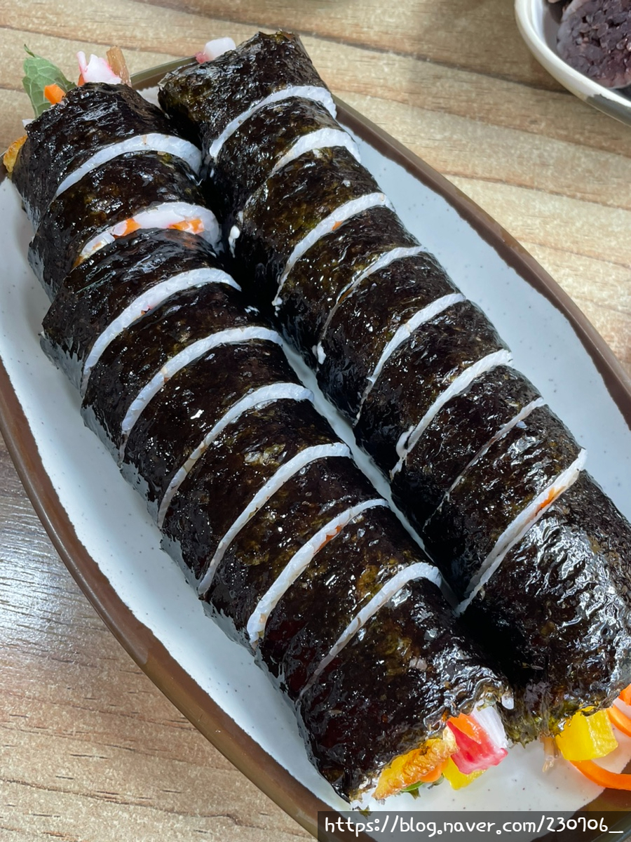 김밥사랑 이미지