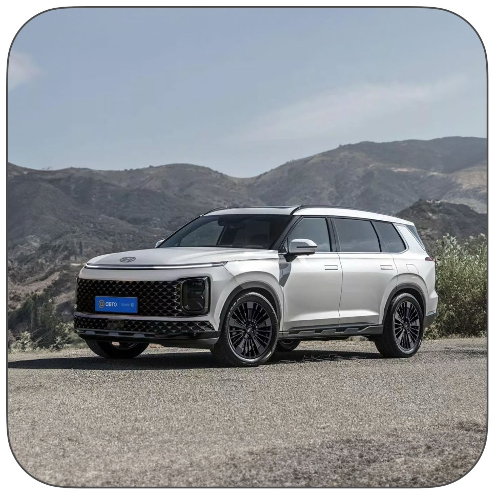 2026 현대 팰리세이드 풀체인지 하이브리드 도입예정 "각진 느낌의 준대형 suv 디자인 공개 및 출시 일정 확인"
