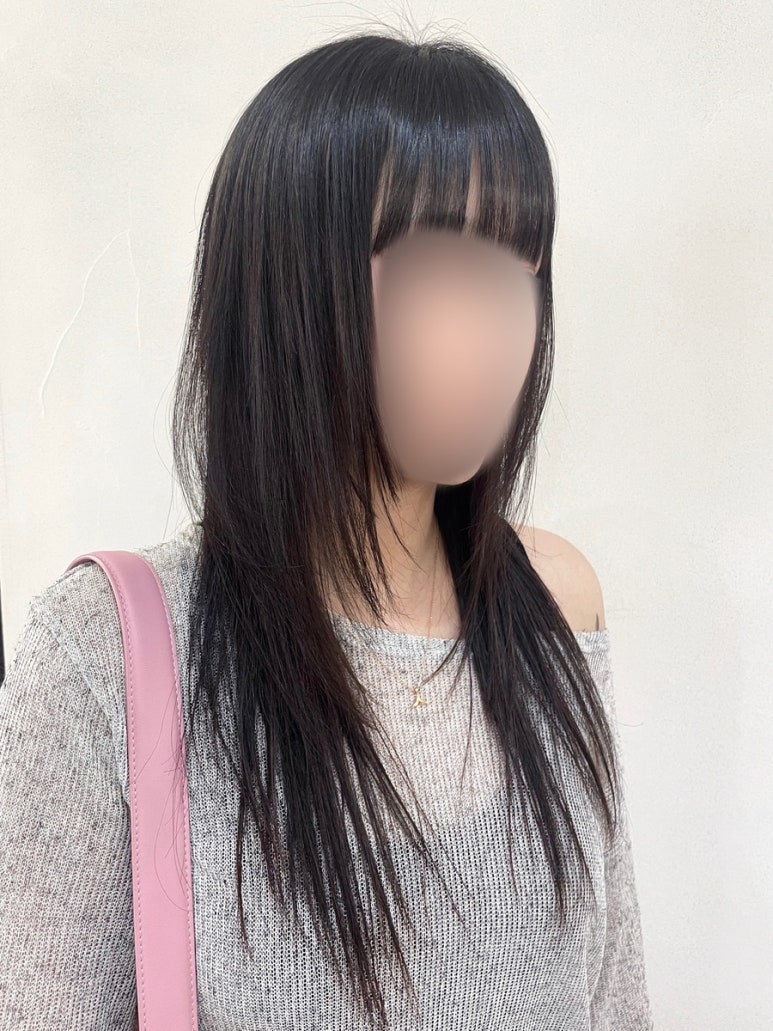 규리헤어라인 이미지
