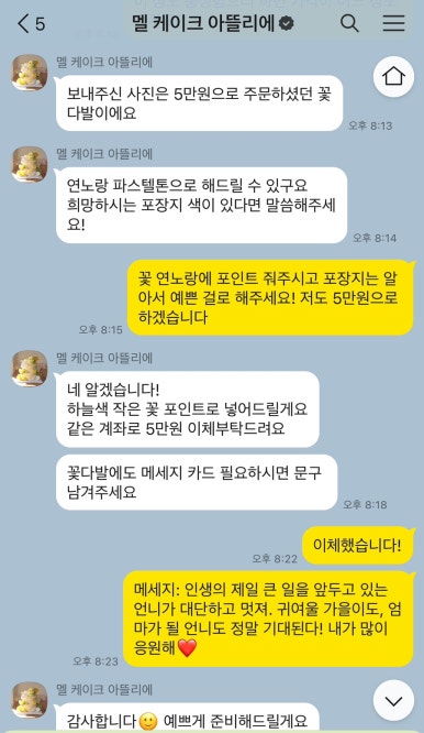 멜 케이크 아뜰리에 이미지