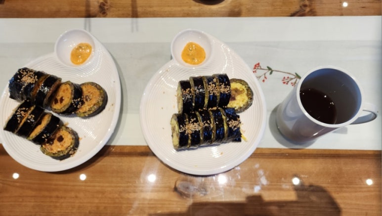 미화 3색김밥 까페 이미지