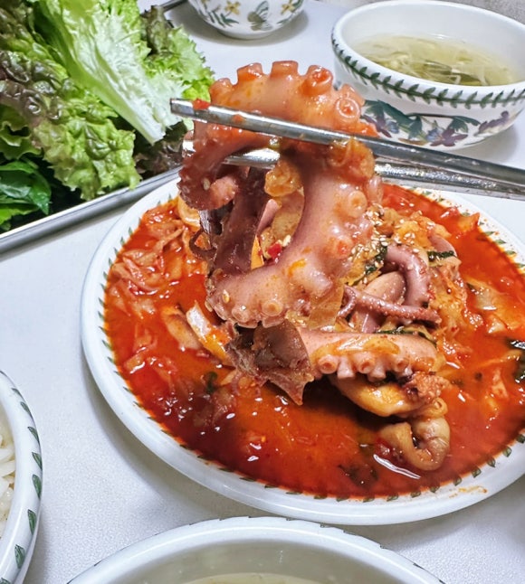 신방통통 낙지 이미지