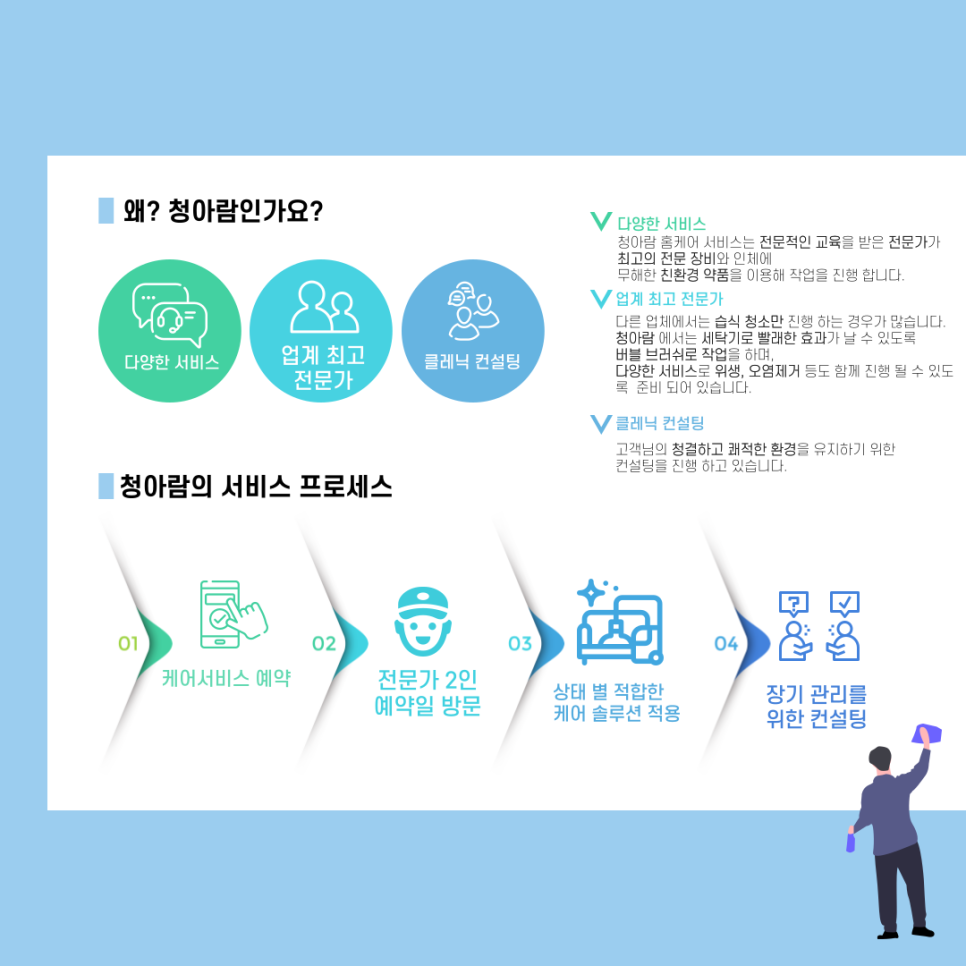 청아람세탁 이미지