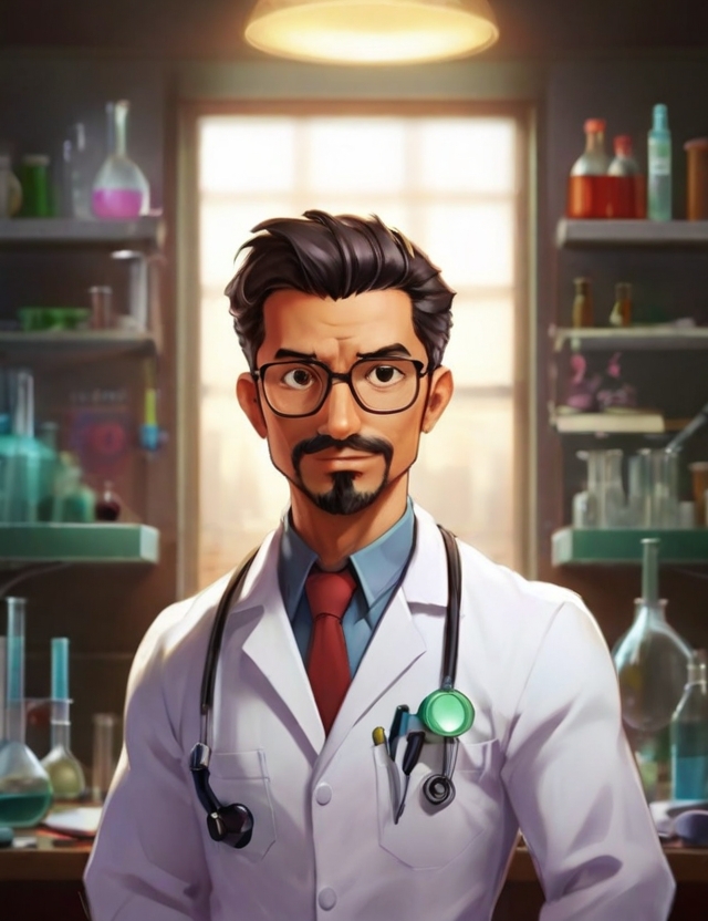 Leonardo Diffusion XL Biology researcher with professional att 0