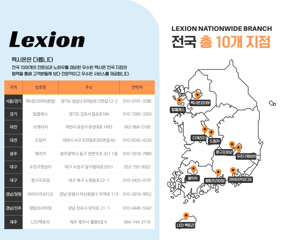 렉시온코리아 이미지