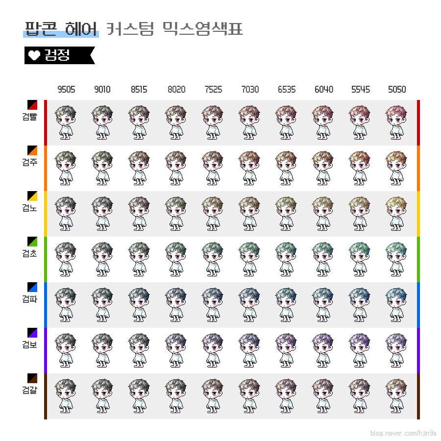 팝콘헤어 이미지