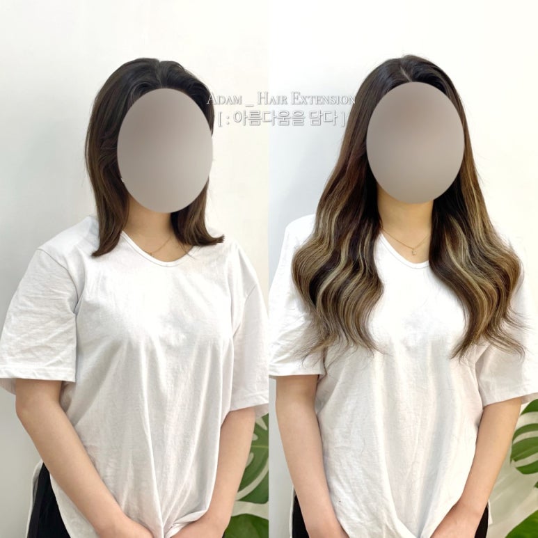붙임머리 이미지