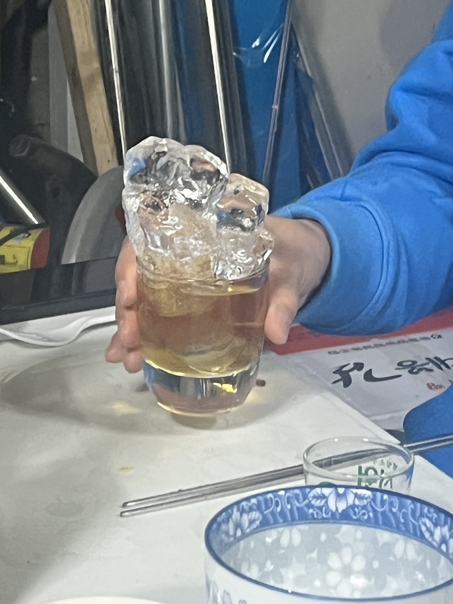 송이해물와 오리백숙 이미지
