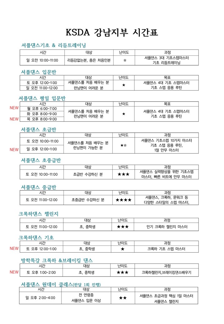 한국셔플댄스협회 이미지