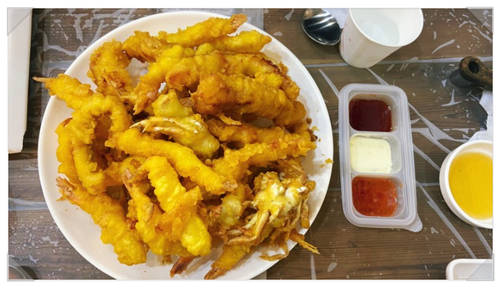 맛나튀김 이미지