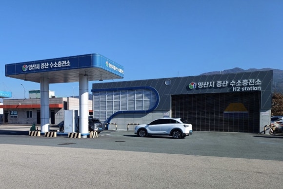 양산시 증산수소충전소 이미지
