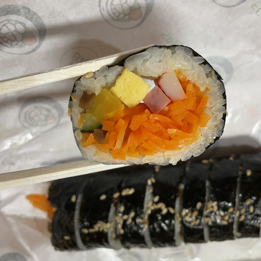 찬들김밥 이미지
