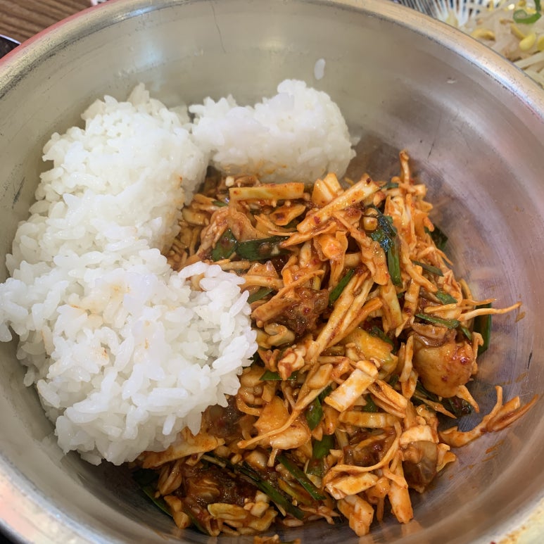 지리산짜글이회무침 이미지