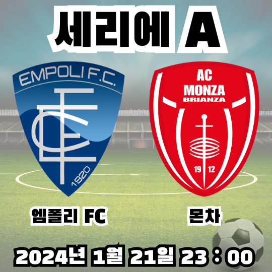 2024년 1월 21일 엠폴리 FC 몬차 부상 선수 확인 및 분석 : 네이버 블로그