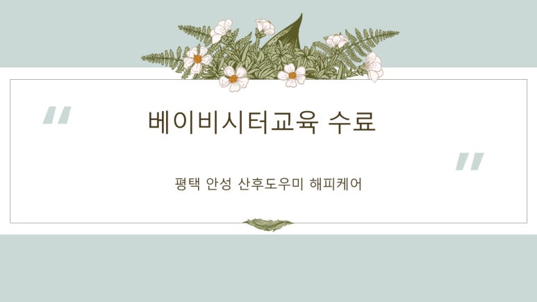 해피케어(평택·안성) 이미지