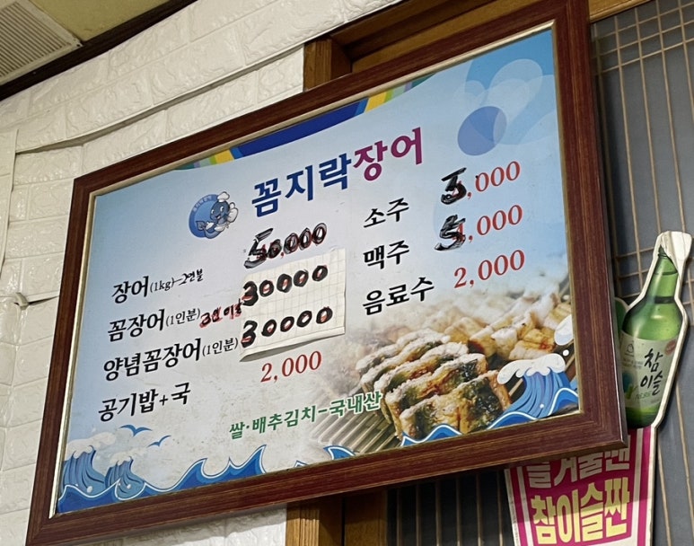 꼼지락장어 이미지
