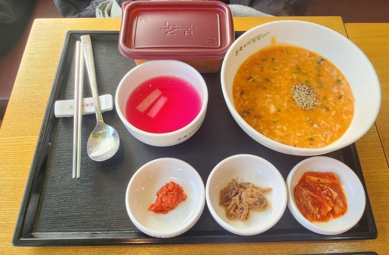 본죽앤비빔밥 카페 이미지