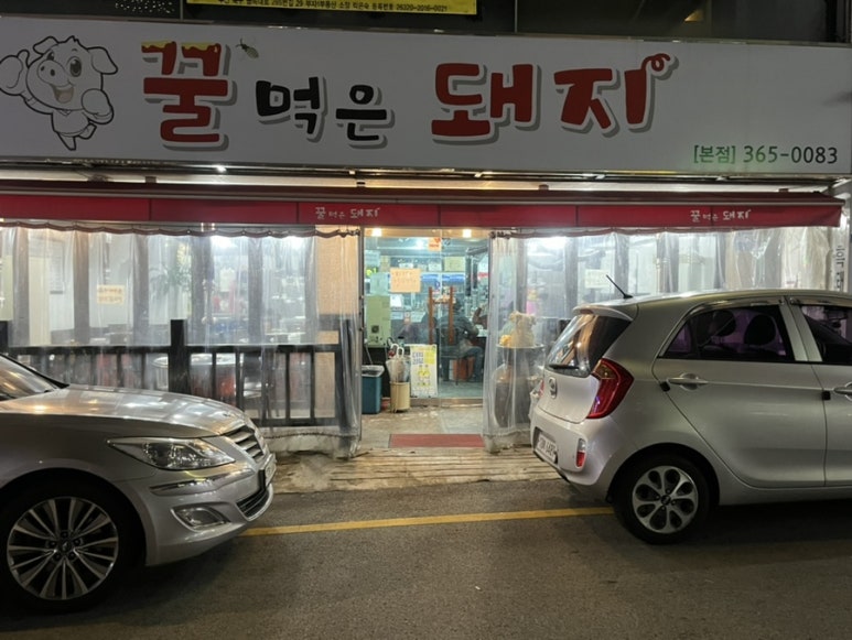 꿀먹은돼지 이미지