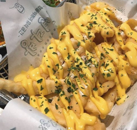 여기;떡볶이 이미지