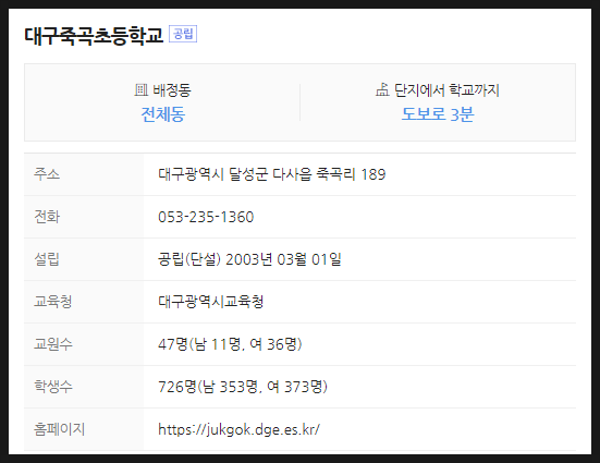 대구죽곡초등학교 이미지