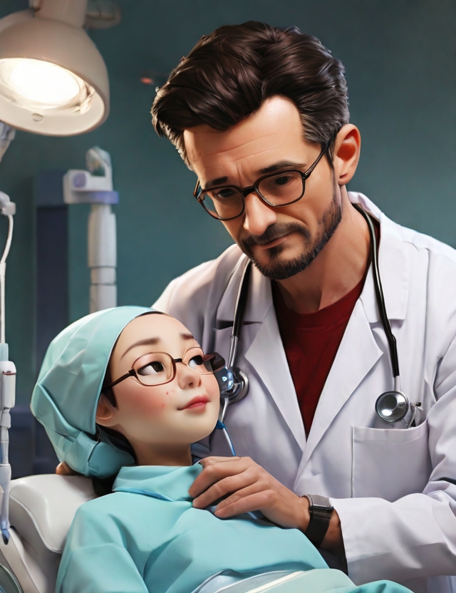 Leonardo Diffusion XL a doctor holding esthetic medical device 0