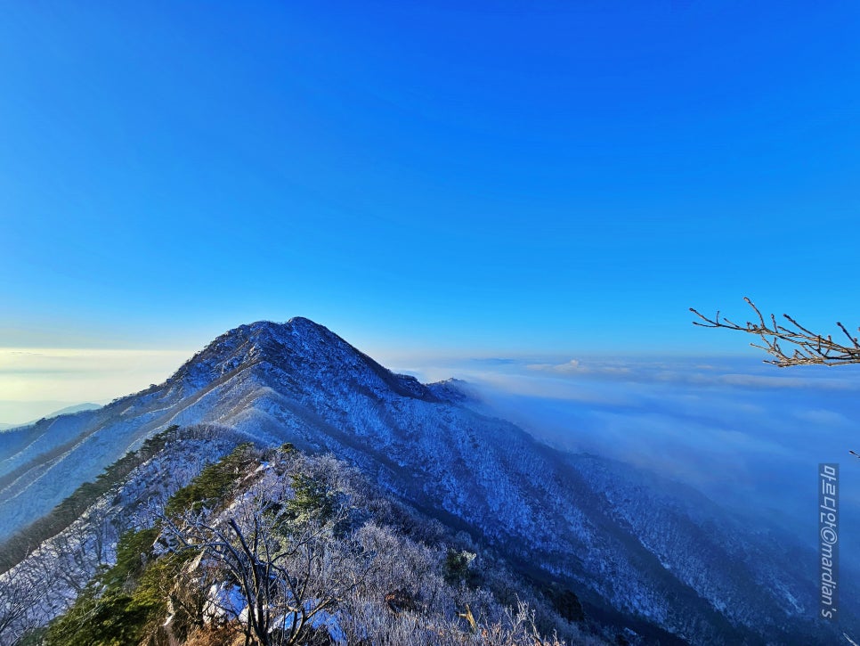 용문산 가섭봉 조망 이미지