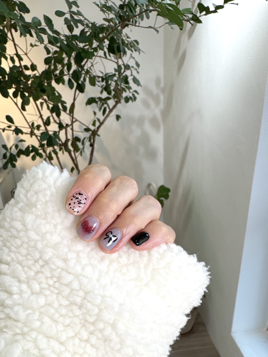 daisy nail 이미지