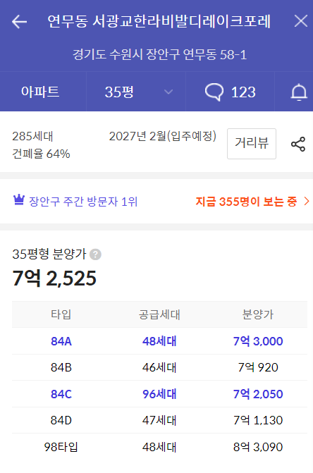 DMC한강 삼정그린코아 더베스트 이미지