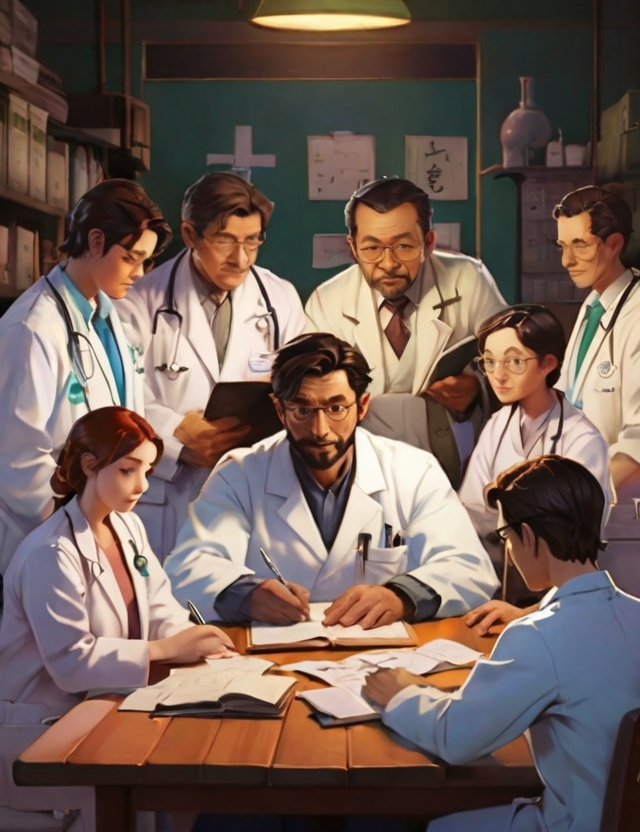 Leonardo Diffusion XL a pharmacist who is writing a document s 1