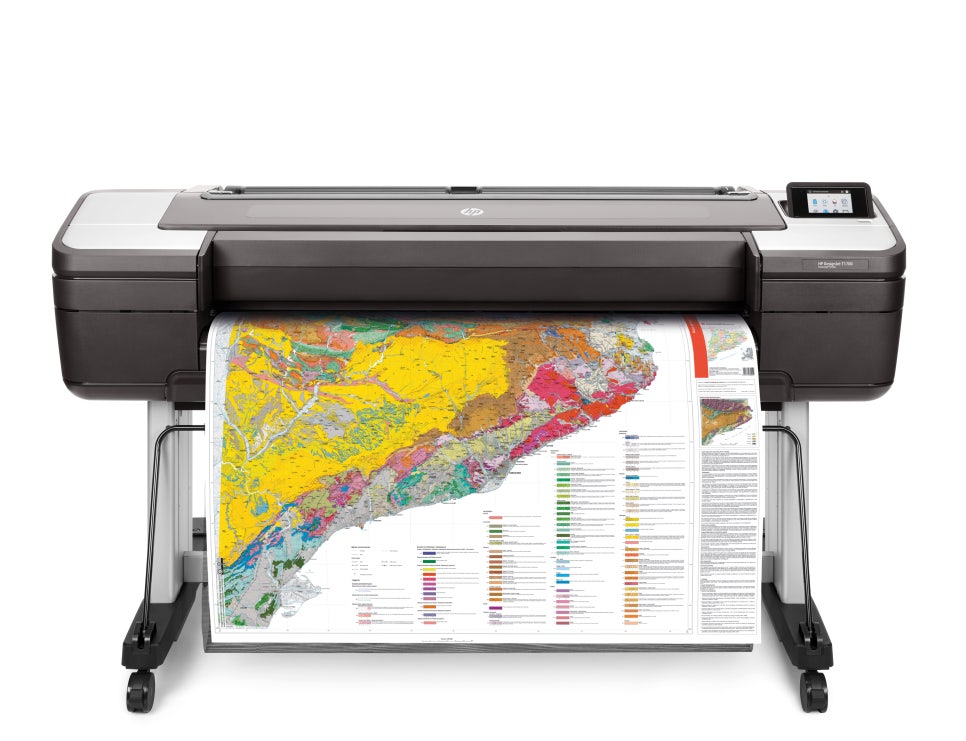 HP 디자인젯 T1600, T1700, T2600 전문업체를 위한 CAD/GIS 프린팅, 포스터 출력 위한 HP 플로터 이미지 11
