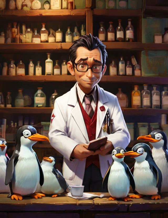 Leonardo Diffusion XL a pharmacist sayin ureka with well educa 2