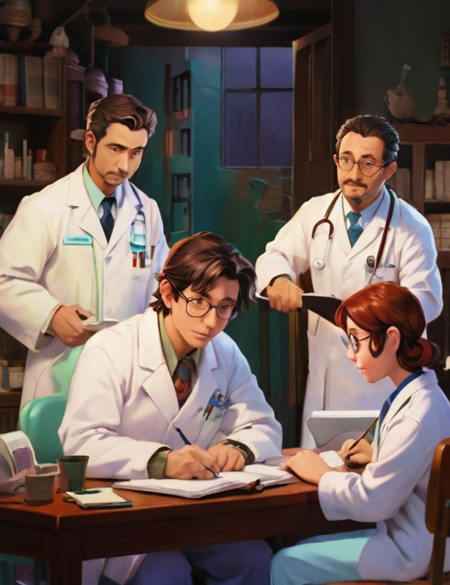 Leonardo Diffusion XL a pharmacist who is writing a document s 0