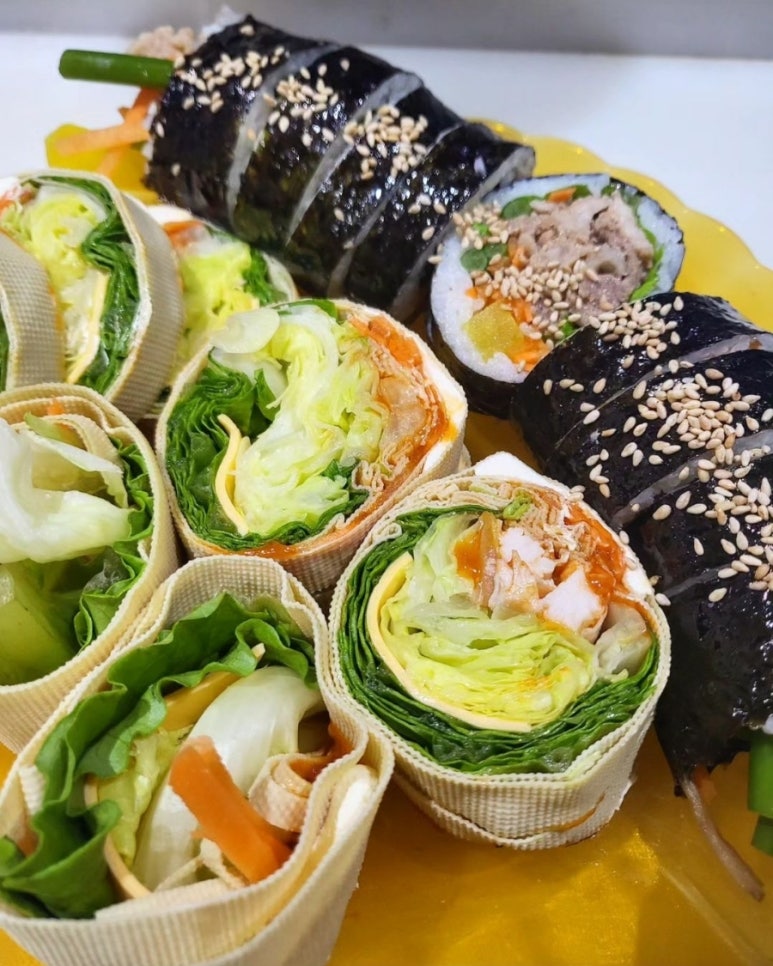 노랑김밥 이미지