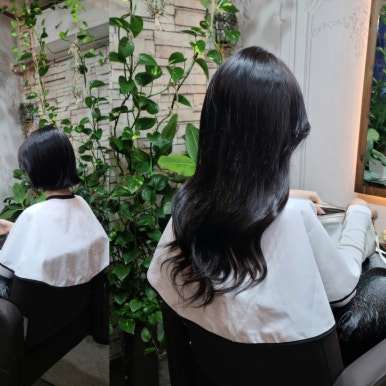 금정 붙임머리 이미지
