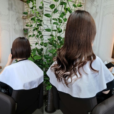 금정 붙임머리 이미지
