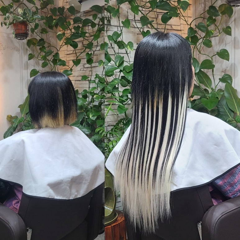 금정 붙임머리 이미지