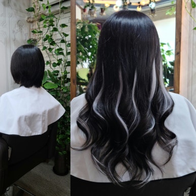 금정 붙임머리 이미지