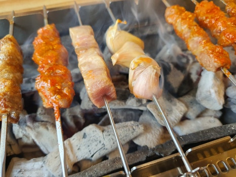 백옥꼬치구이 이미지