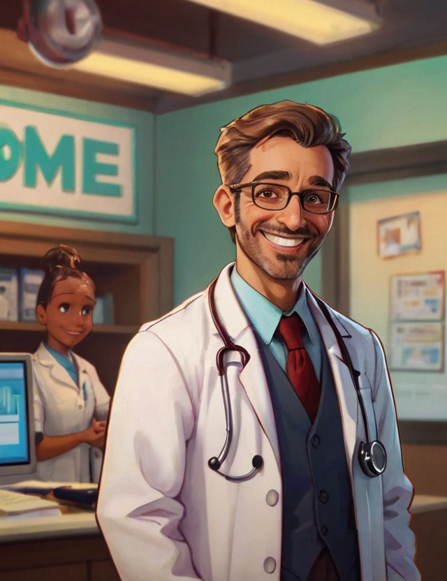 Leonardo Kino XL a doctor and marketer smiling 0