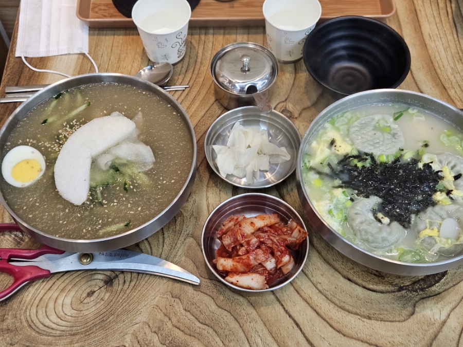 산수냉면 이미지