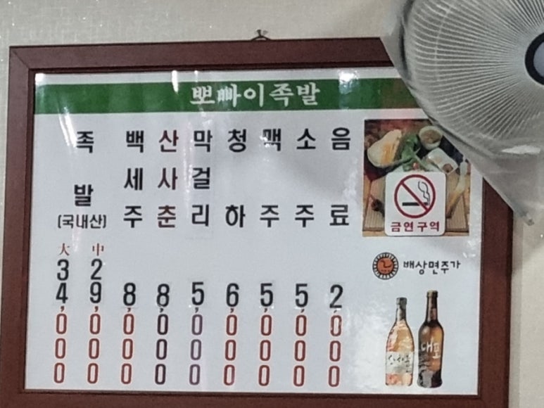 뽀빠이족발 이미지
